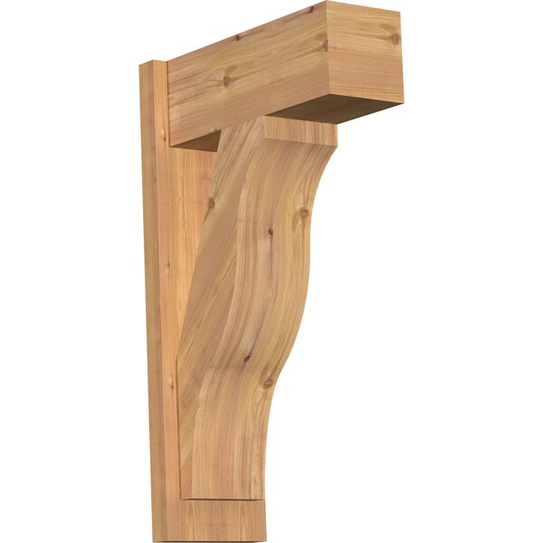 Ekena Millwork Funston Block Smooth Outlooker, Western Red Cedar, 7 1/2"W x 18"D x 30"H OUT08X18X30FST05SWR - main